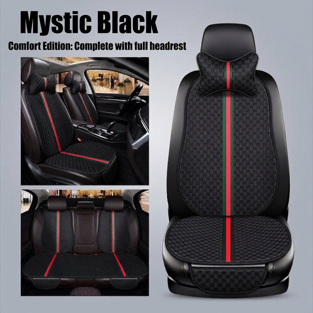 Car seat cushion all-season universal Kuqi three-piece set