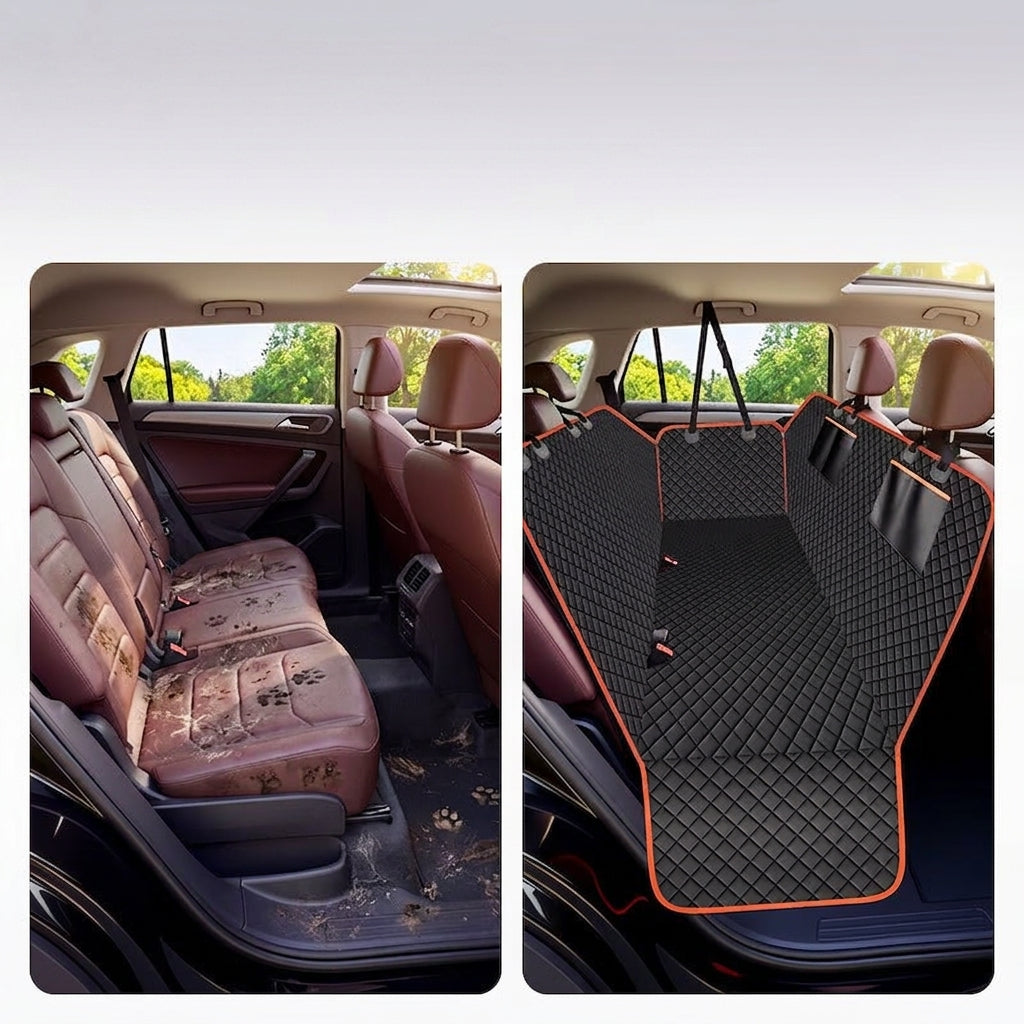 Oxford fabric pet mat, waterproof, dirt-resistant, wear-resistant seat cushion, rear seat mat for cats and dogs, thickened, suitable for car storage, universal