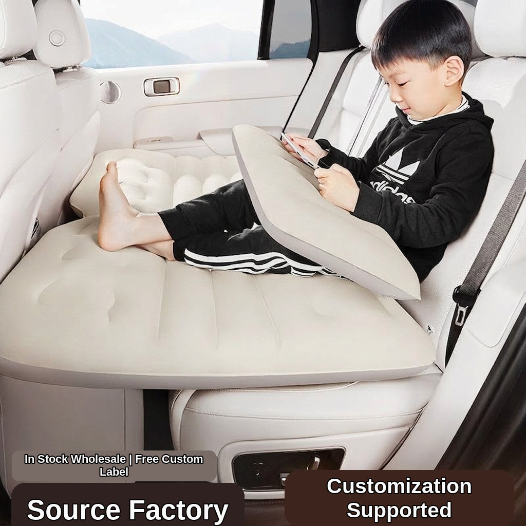 Car rear sleeping mat travel bed car air mat tram automatic charging and discharging portable electric belt leveling inflatable bed