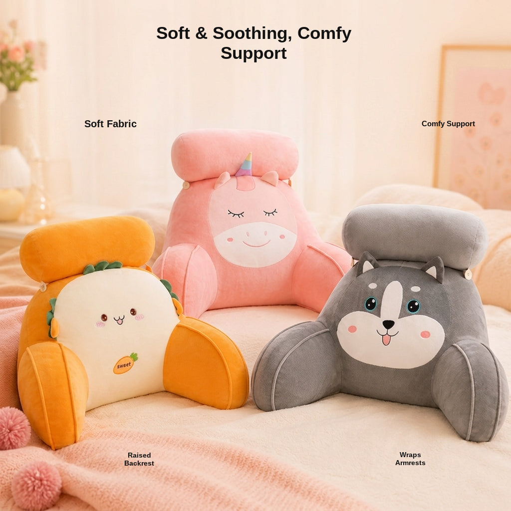 Phone phone cushion, soft bag, dorm bed reading, sofa lumbar support cushion, large headboard pillow, cushion for flopping