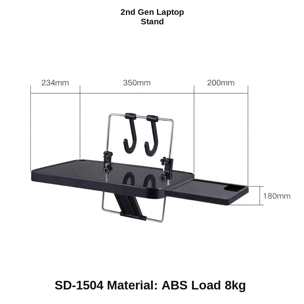 Car Mini Tabletop Foldable Dining Table Car Rear Seat Computer Car Rear Seat Study Table Laptop Stand
