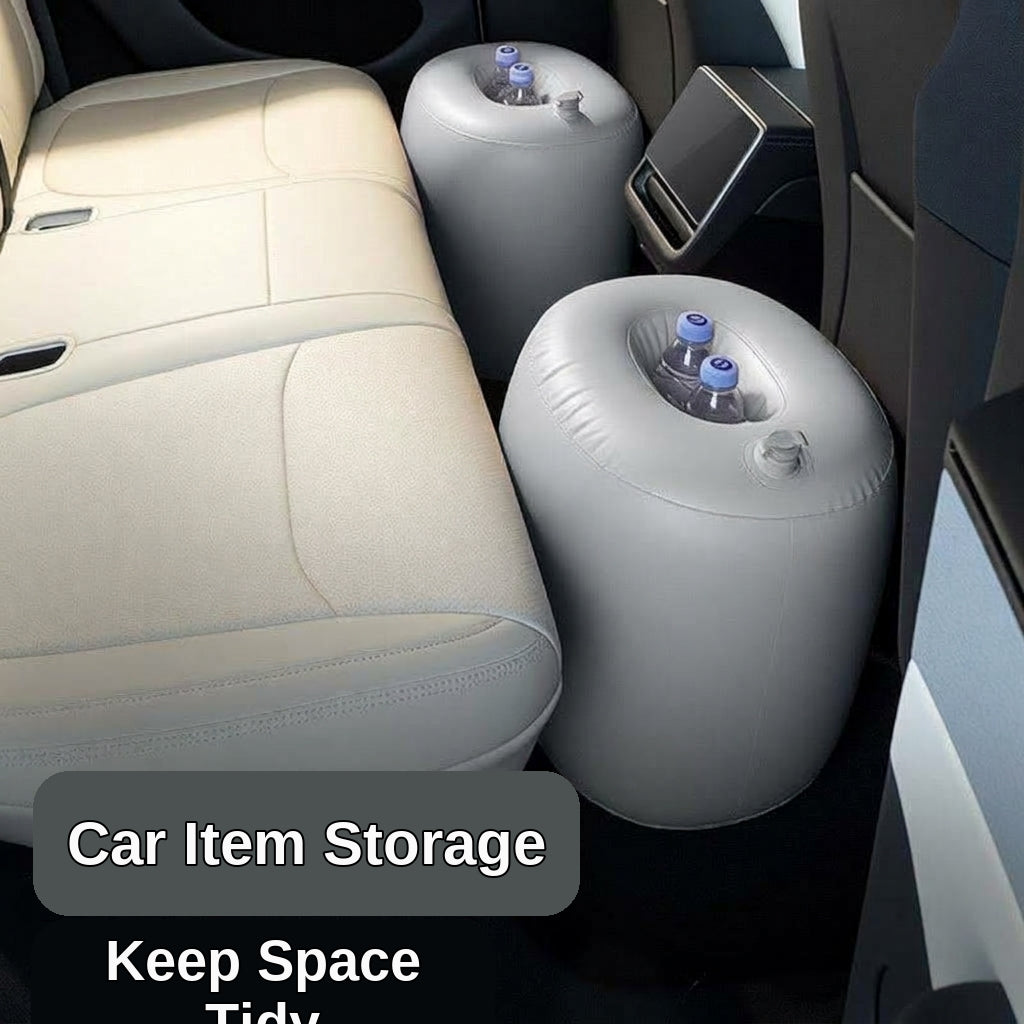 Car inflatable bed footrest rear seat gap pad, car and sedan rear seat gap pad, inflatable interior rest filling pad