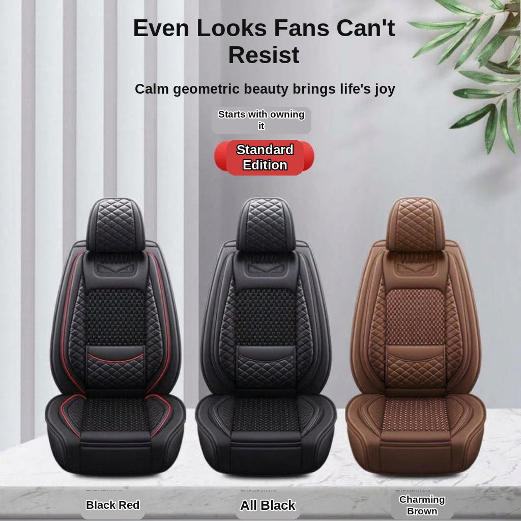 Cross-border foreign trade all-season dedicated seat cover full-coverage car seat cover leather seat cover summer ice silk seat cushion