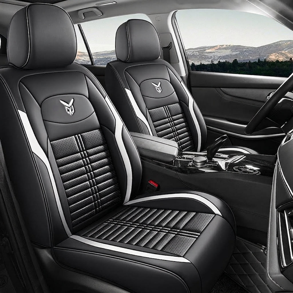 Cross-border car seat cushions with a light luxury, premium feel, all-around car seat cushions, all-season universal, simple, breathable, stain-resistant, and stain-resistant