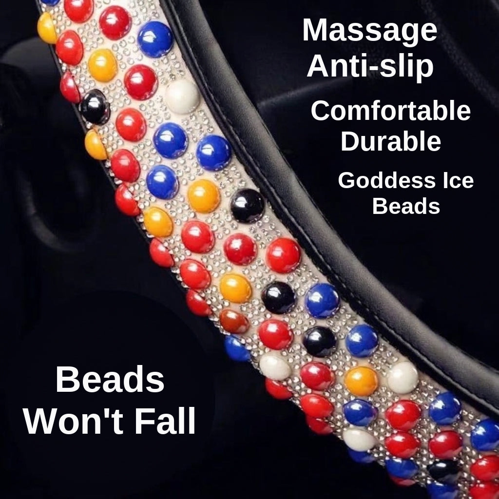 Steering Wheel Cover with Ceramic Ice Beads