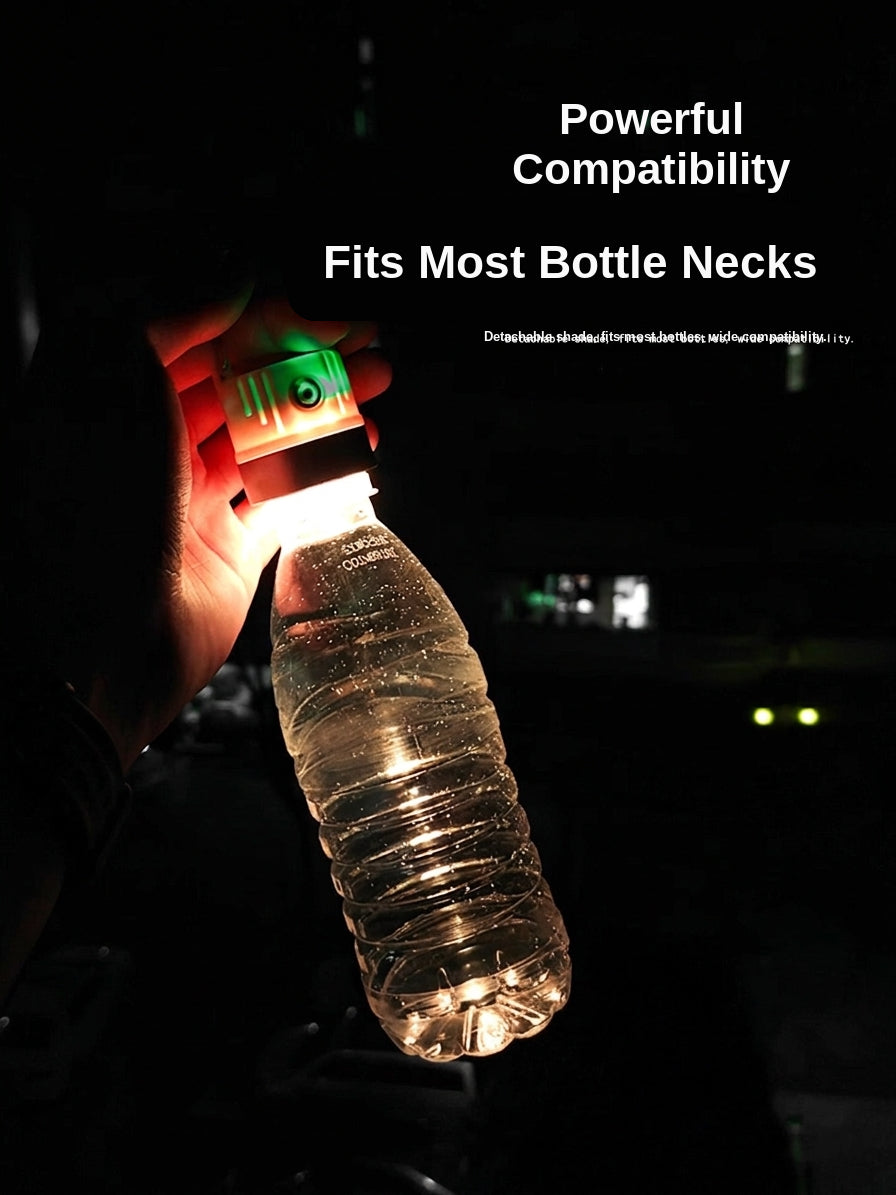 Portable Bottle Cap Light - Gray