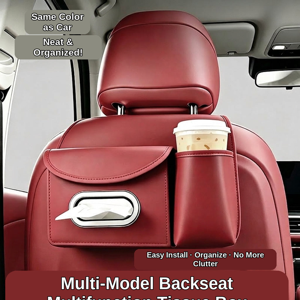 Multifunctional storage bag for car seats, tissue boxes, car storage bags, hanging bags, water cup holders in the car