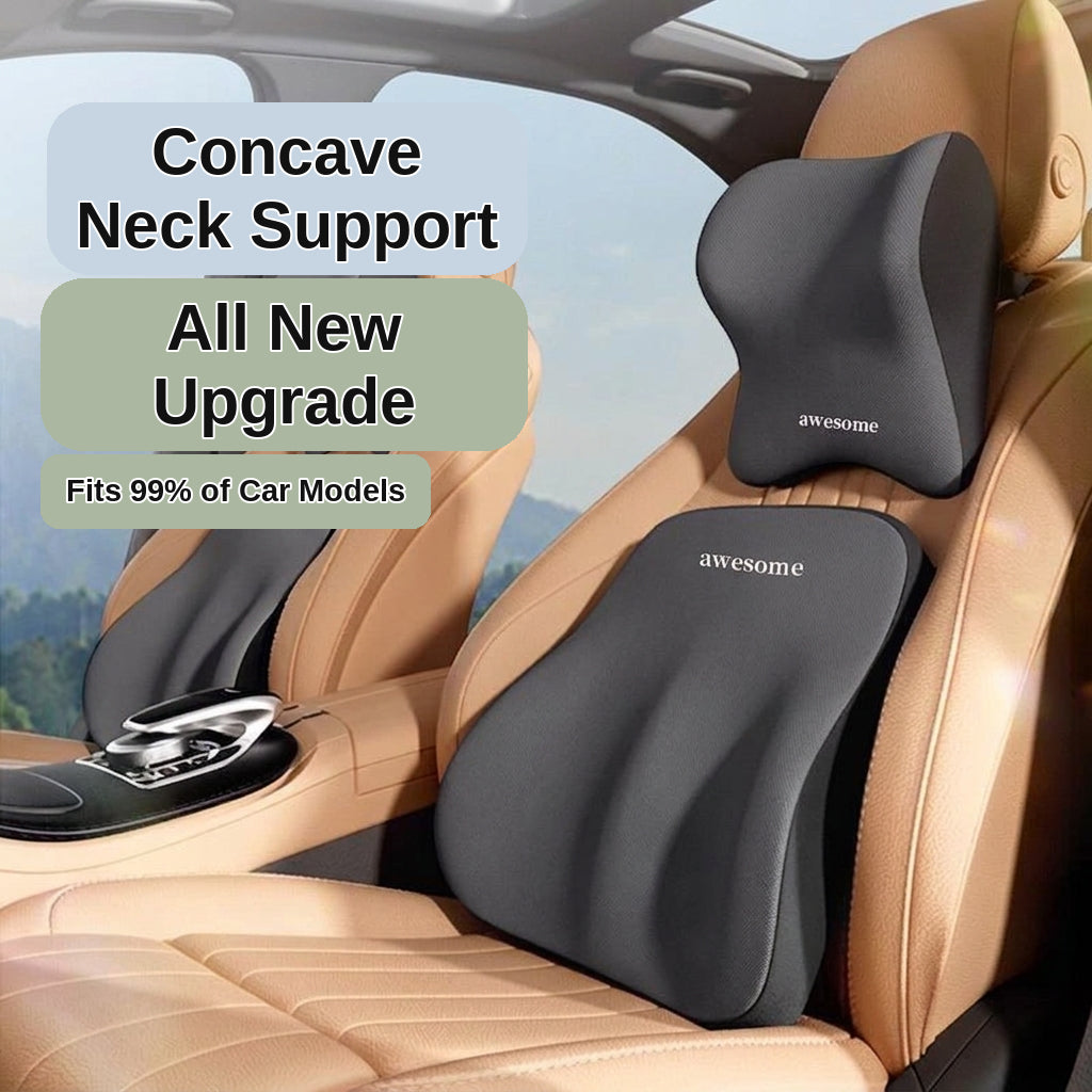 Car headrest, lumbar support, high-quality neck pillow, special pillow in the car, lumbar support, seat backrest, car supplies