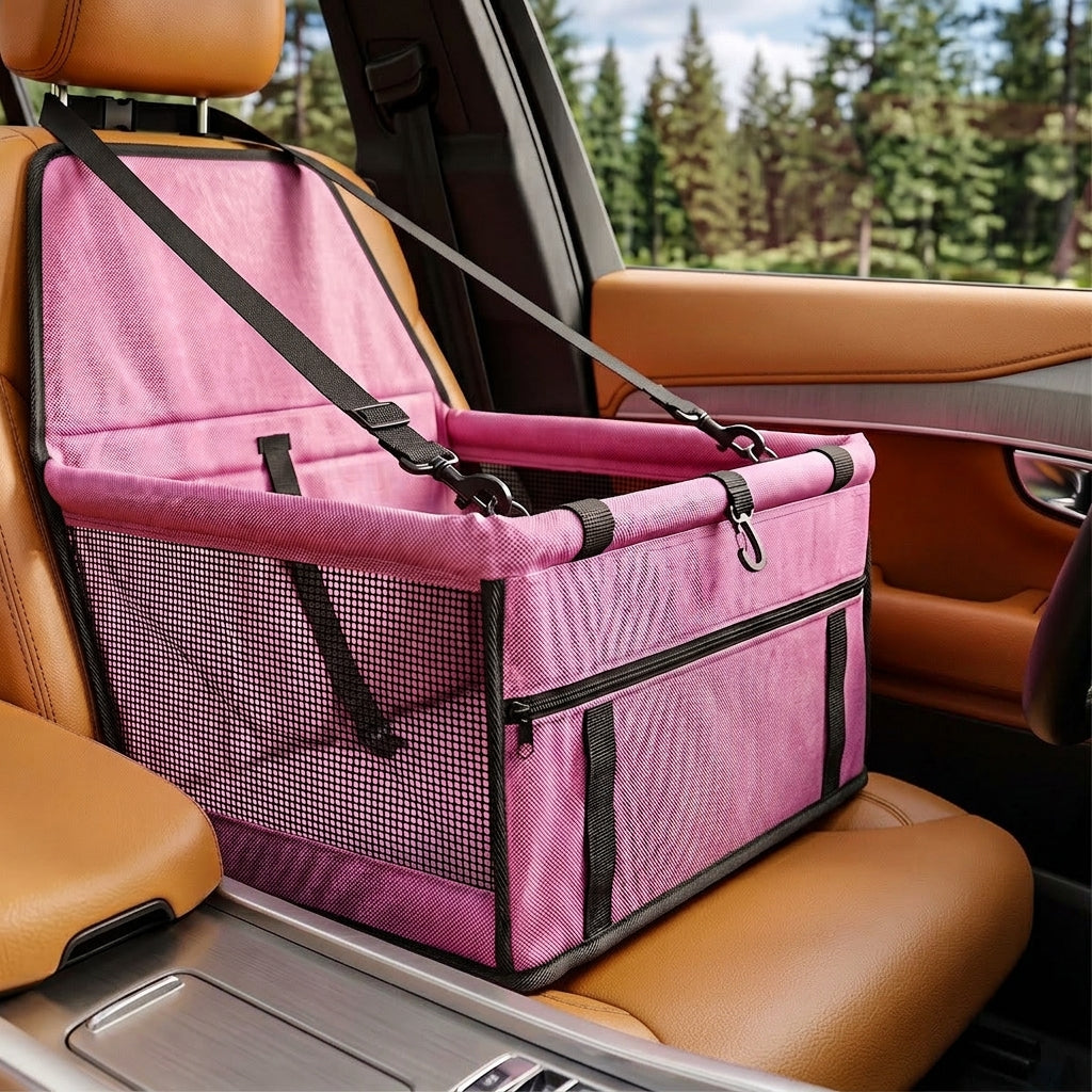 Cross-border bestseller breathable mesh pet car mat hanging bag, pet car carrier waterproof car dirt mat, dog anti-collapse