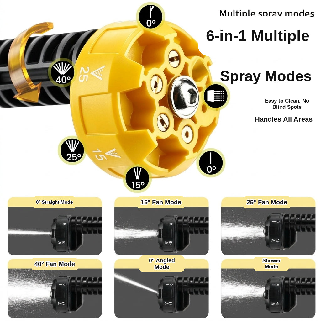 Cross-border lithium battery wireless car wash water nozzle, high-pressure, high-power car wash tool, home portable car tool