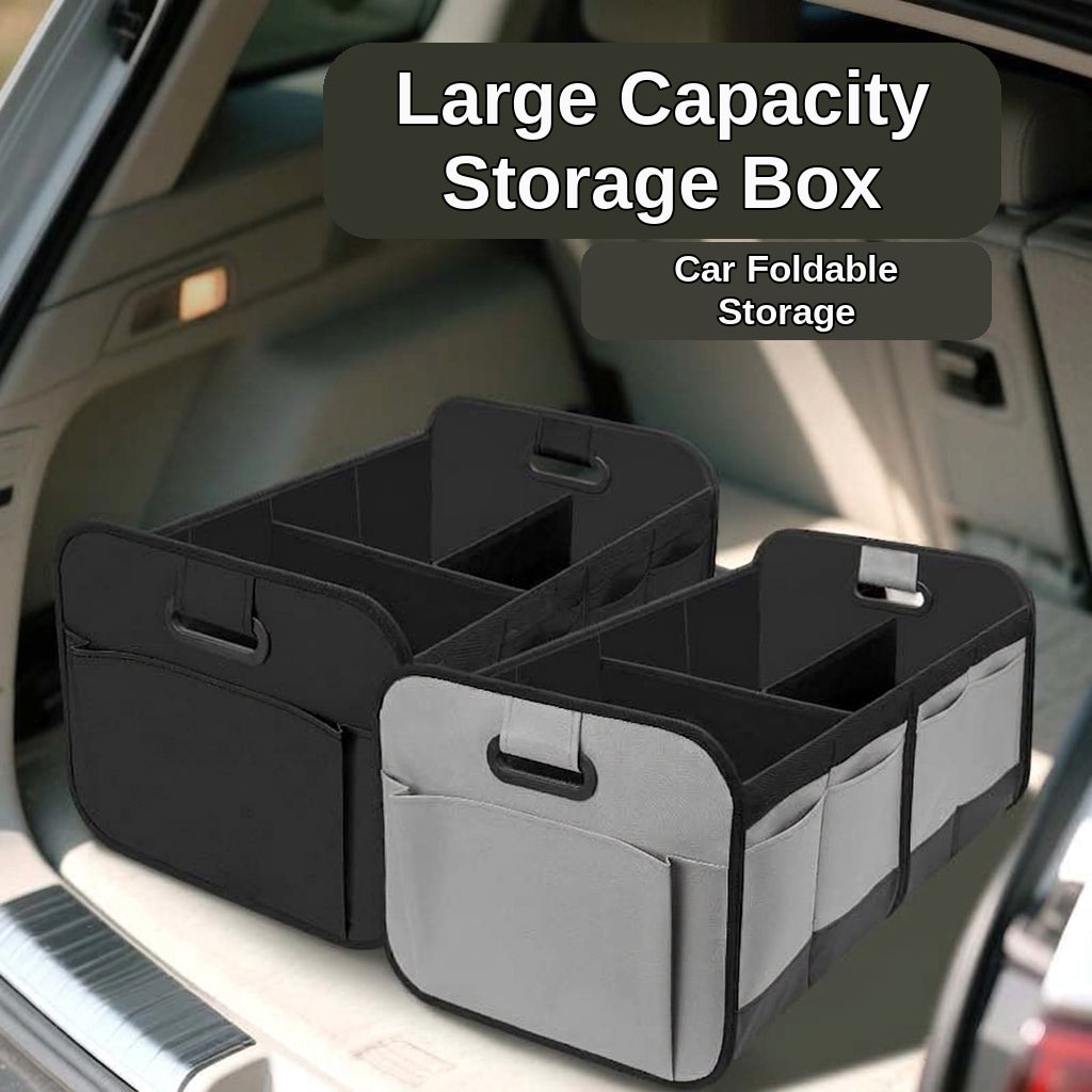 Cross-border car storage box trunk storage box oxford cloth storage box large capacity foldable spot wholesale