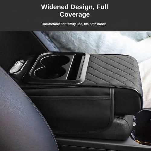 Armrest box raised pad, car cup holder, tissue box (Huotong Global · Light Custom) universal microfiber leather