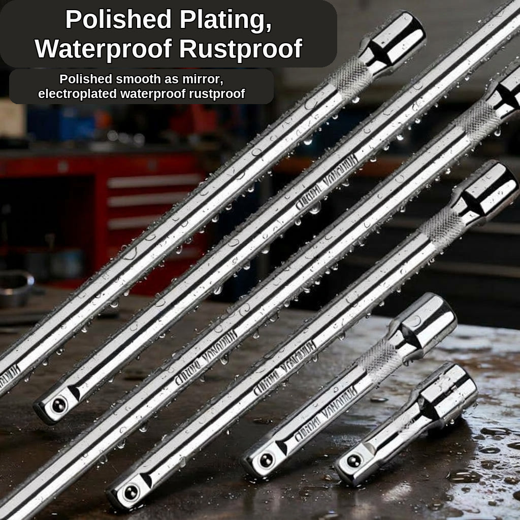 Extended extension rods 1 2 ratchet wrench connecting rods 3 8 conversion head universal sleeve joints small fly extension rod accessories