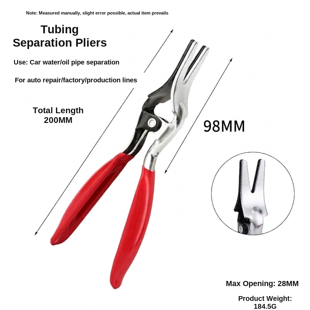 Cross-border automotive repair tool sets, gasoline pipe joint disassembly pliers, car ring separators, pipe bundle pliers, wholesale