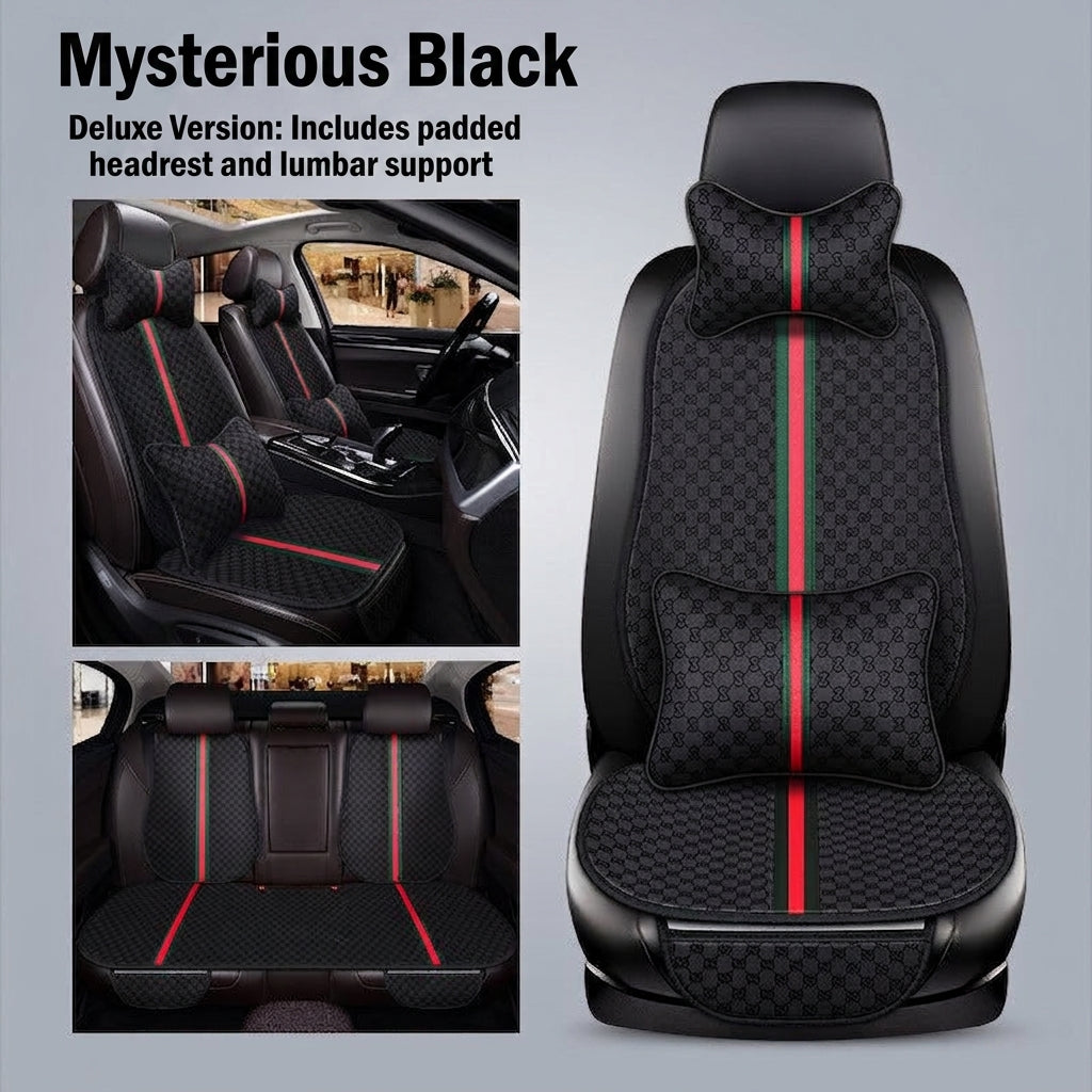 Car seat cushion all-season universal Kuqi three-piece set