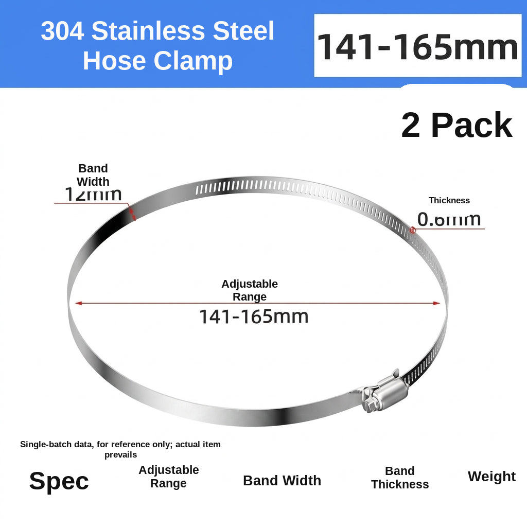 Stainless steel handle, hose hoop, hand screwing, clamping, holding hoop, pipe hoop, water pipe tightening hoop, gas pipe fixing, clamping buckle