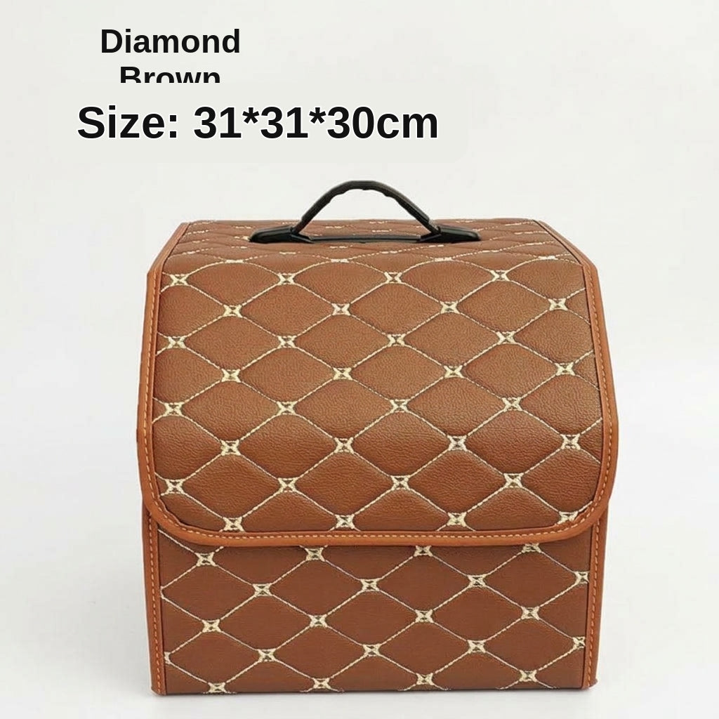 Wholesale cross-border car trunk folding storage boxes, camping storage boxes, outdoor picnic organizer storage boxes