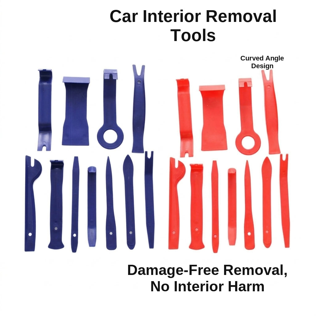 Plastic rocker tool kit 11-piece set: crowbar, car disassembly and disassembly tools, car audio modification and repair tools