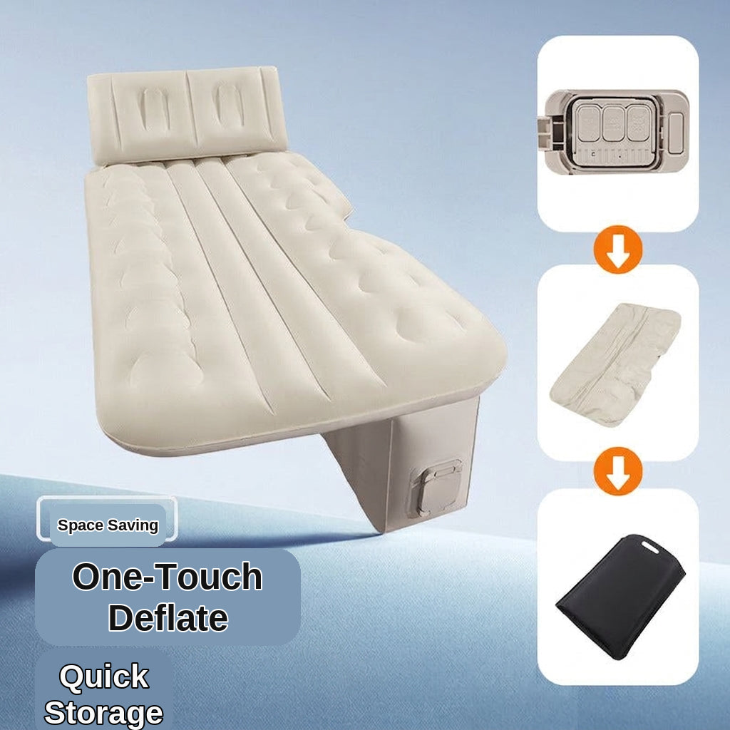 Car rear sleeping mat travel bed car air mat tram automatic charging and discharging portable electric belt leveling inflatable bed