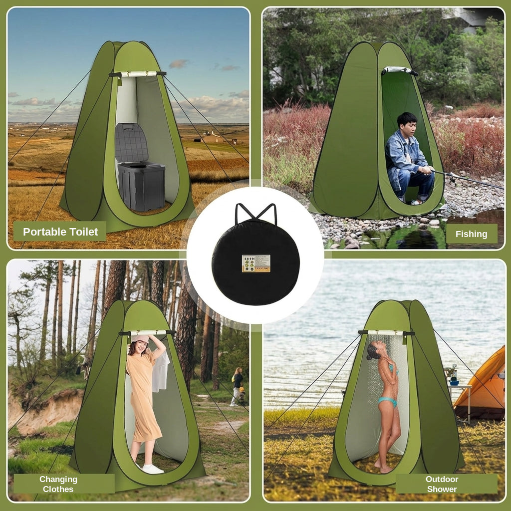 2025 Cross-border Hot Outdoor Shower Tent, Shower Bag, Toilet Combo, Changing Tent, Solar Drying Water Bag