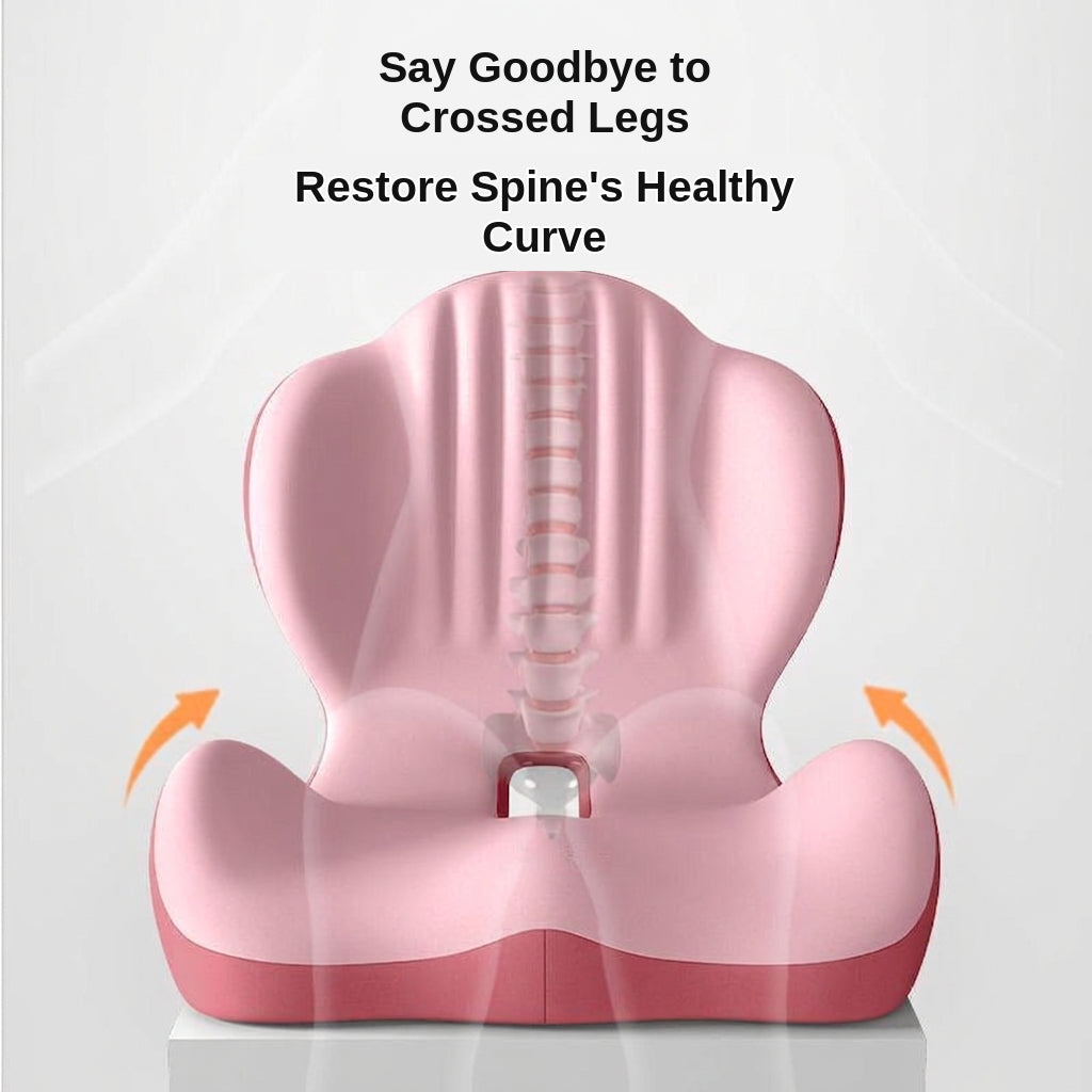 Memory foam lumbar support cushion, office prolonged sitting pressure-relief hip cushion, student chair support lumbar cushion, integrated cushion
