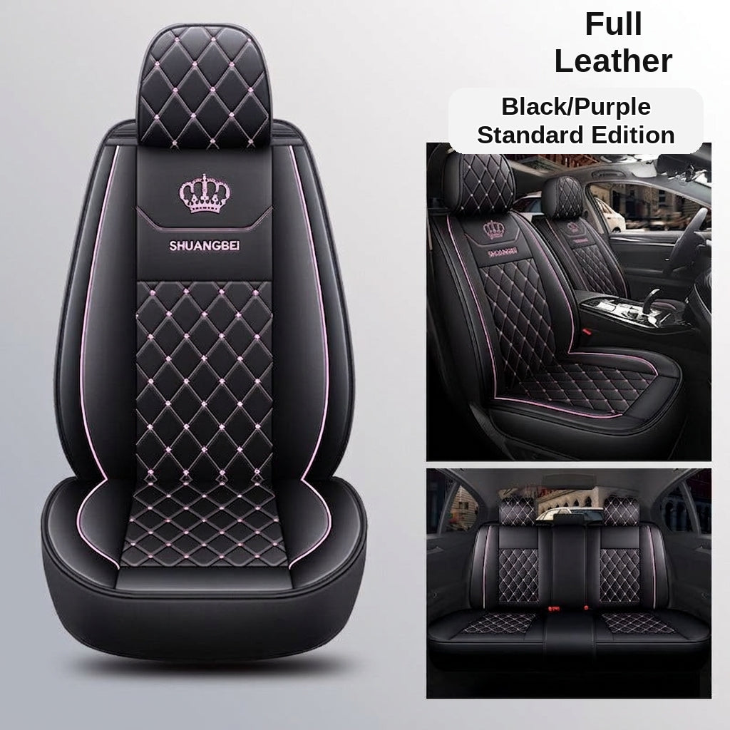 Cross-border new car seat cover, full leather full surrounding, four seasons universal cushion trolley seat cover special manufacturer wholesale
