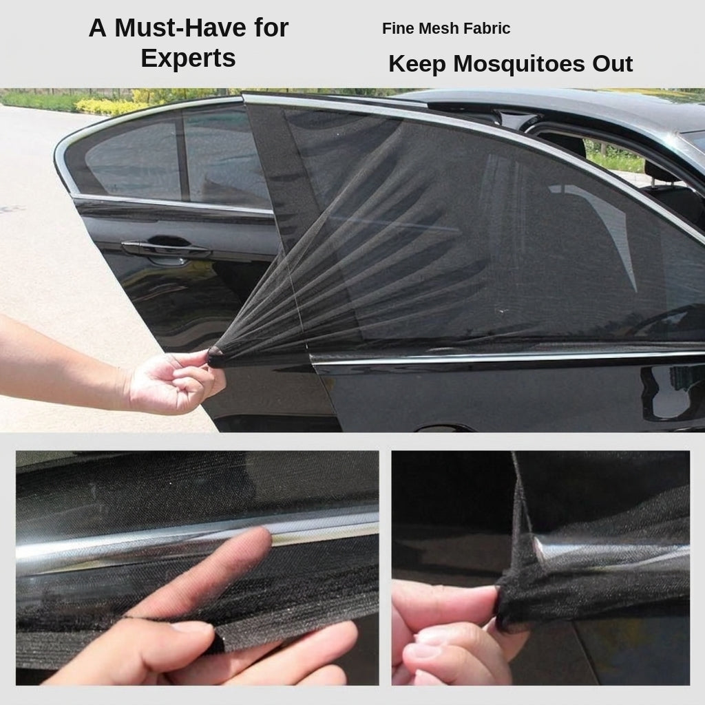 Car Window Mosquito Screen - Universal Fit