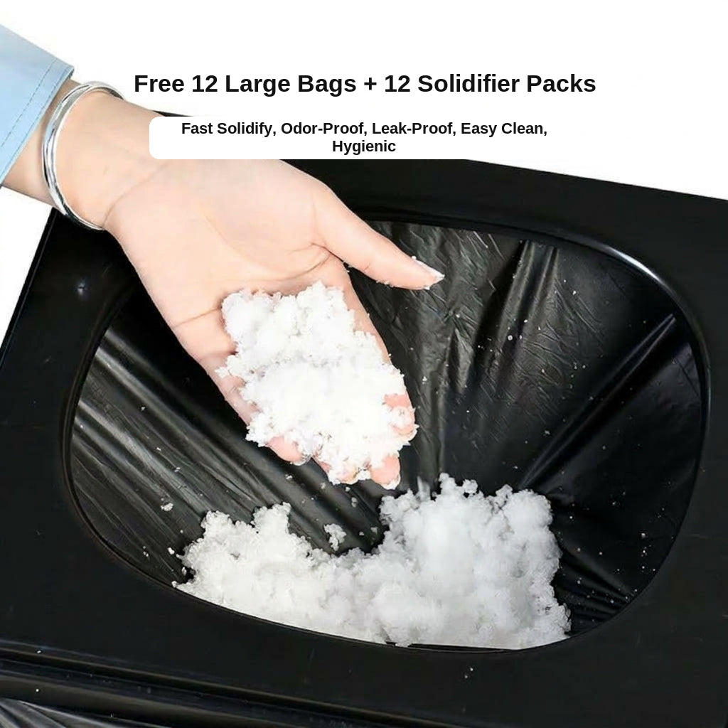 [In Stock Wholesale] Foldable Toilet, Foldable Portable Toilet, Outdoor Camping Van-mounted Toilet, Emergency Toilet