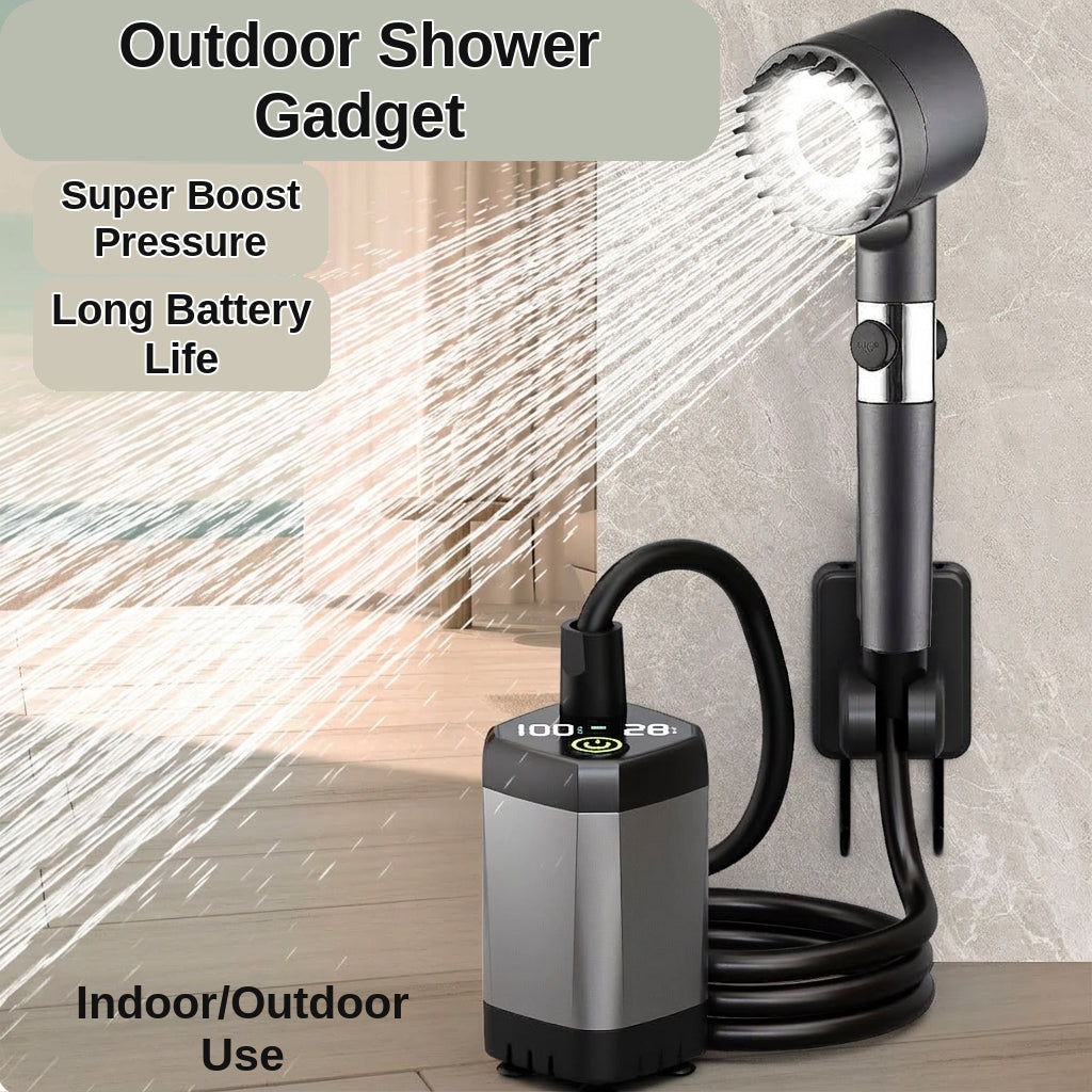 Portable Electric Shower Pump with Battery