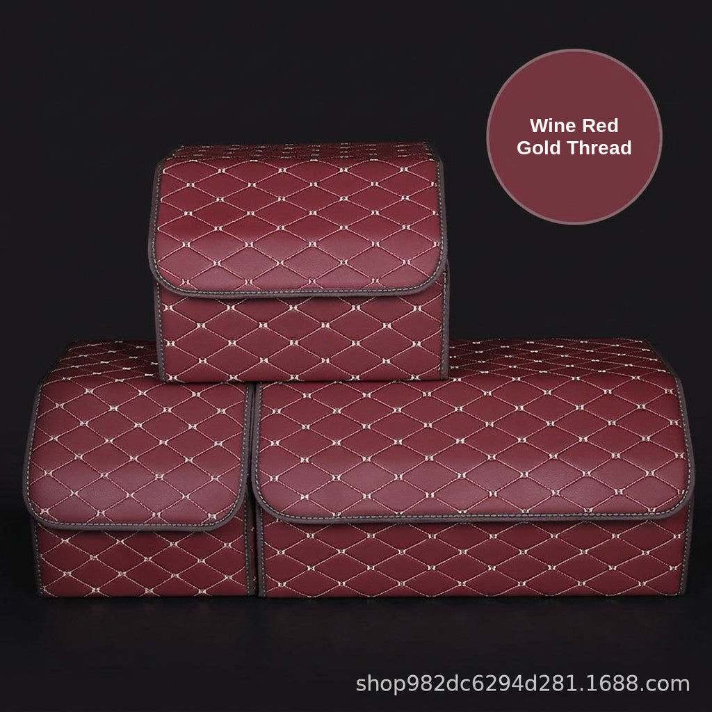 Car storage box, car aftermarket organizer box, storage box, folding box, multifunctional in-car item