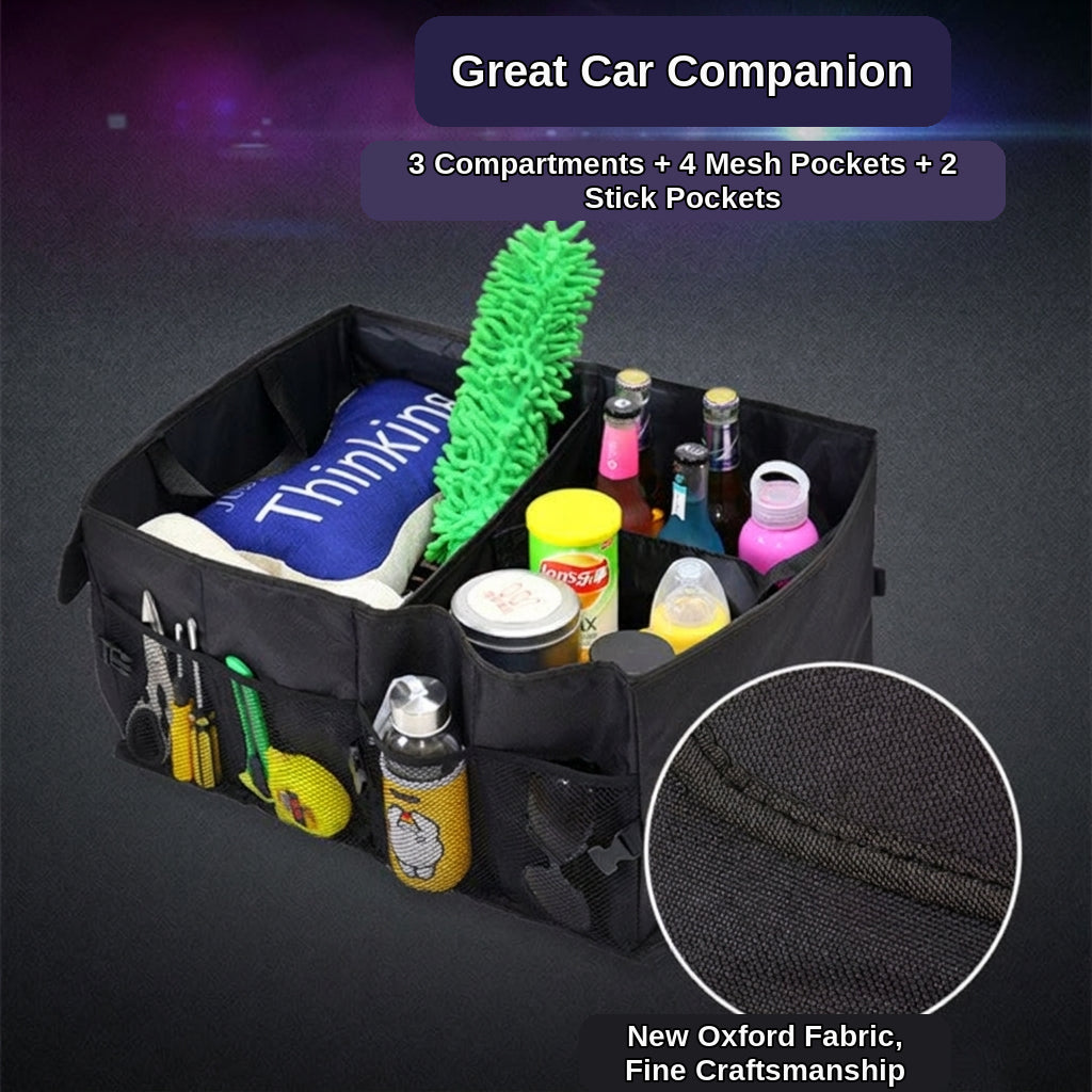 Cross-border cargo source: Oxford cloth for cars, trunk storage bags, multifunctional foldable storage boxes for car use, storage boxes
