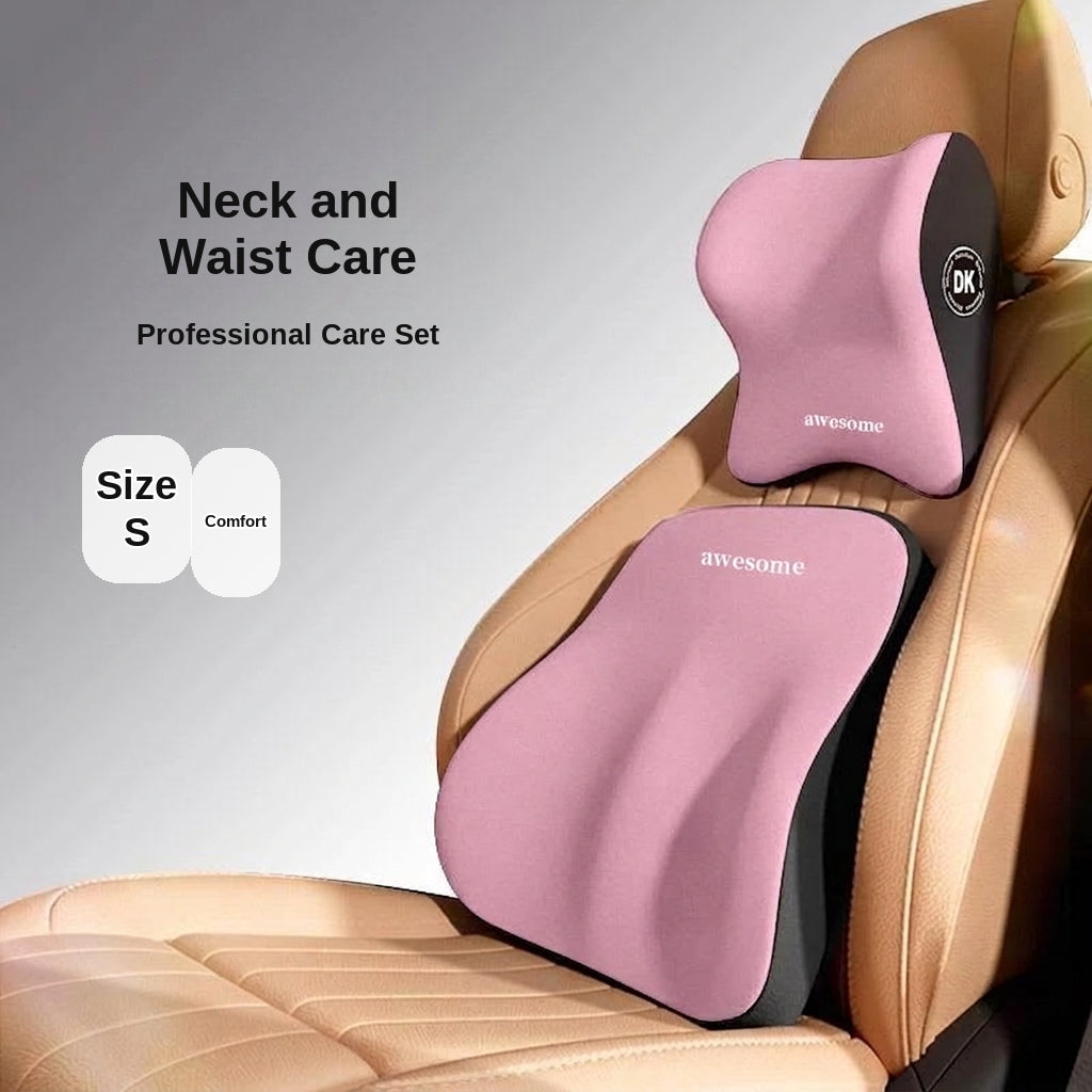 Car headrest, lumbar support, high-quality neck pillow, special pillow in the car, lumbar support, seat backrest, car supplies