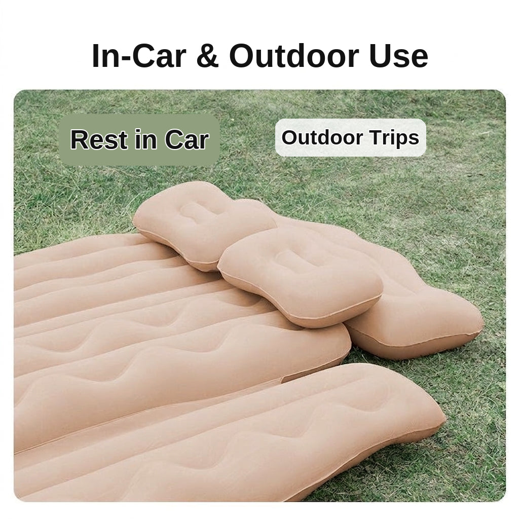 Cross-border car inflatable bed Car rear exhaust mattress Universal folding sleeping air mattress travel mattress