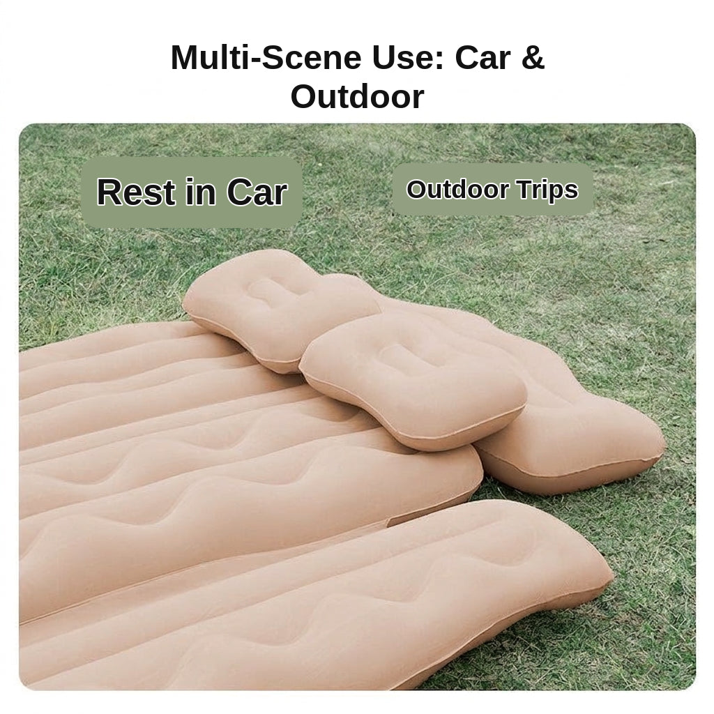 Sleeping car self-driving gear: folding bed rear seat pad, summer vacation bed Galaxy Deep Blue, rear seat sleeping essential, in-car air cushion