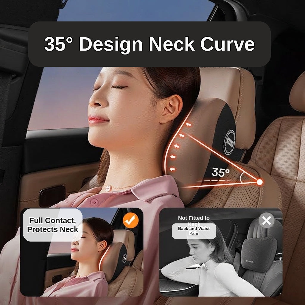 Car headrest neck pillow car aviation grade neck pillow car seat summer driving headrest pillow