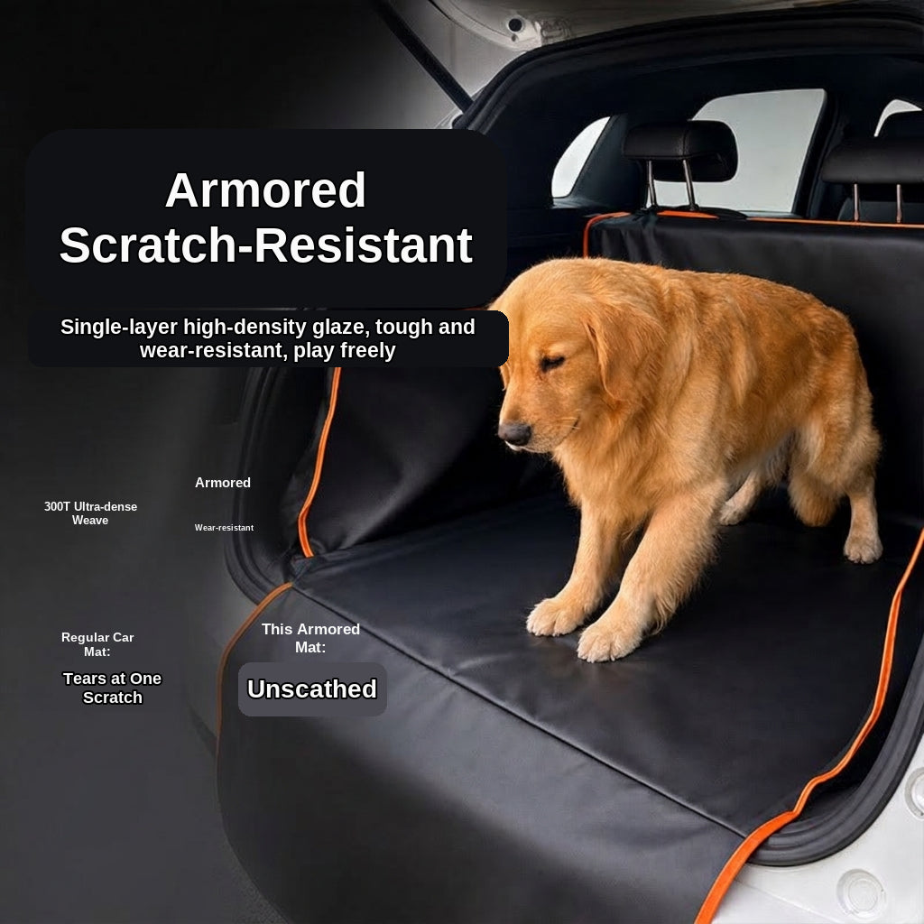 Car trunk pad, car pet pad, anti-dirt and scratch-resistant enlarged rear seat pad, waterproof pet seat pad
