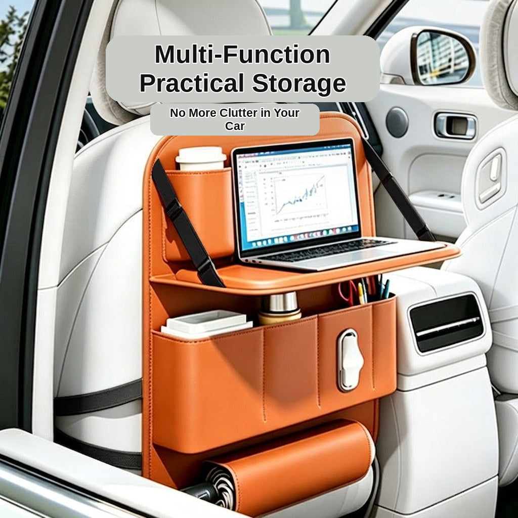 Car seat back storage bag, car hanging bag, small tabletop board seat, rear seat rear seat storage box, storage bag