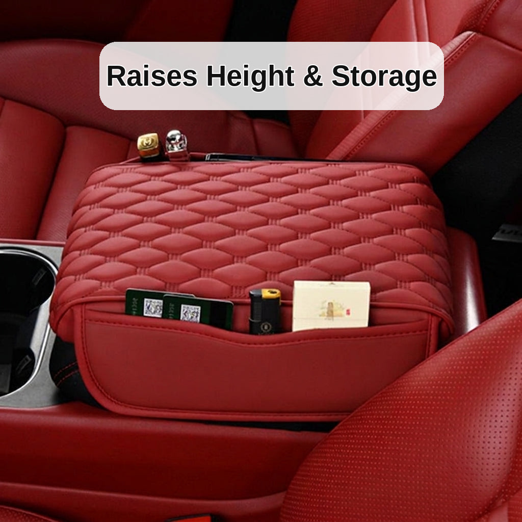 Manufacturer cross-border car armrest box height pad, car goods, double-sided practical storage bag, memory foam armrest box pad
