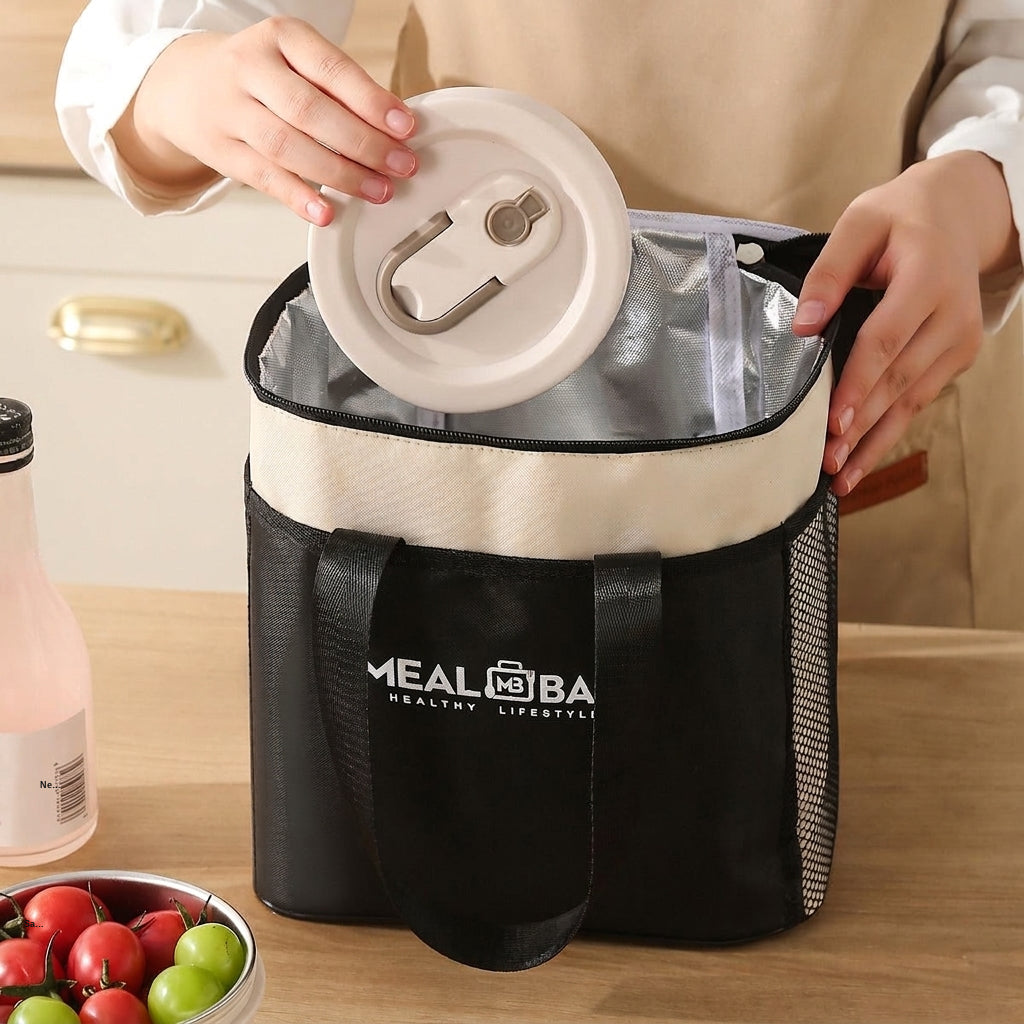 Insulated Lunch Bag, Waterproof Oxford Cloth