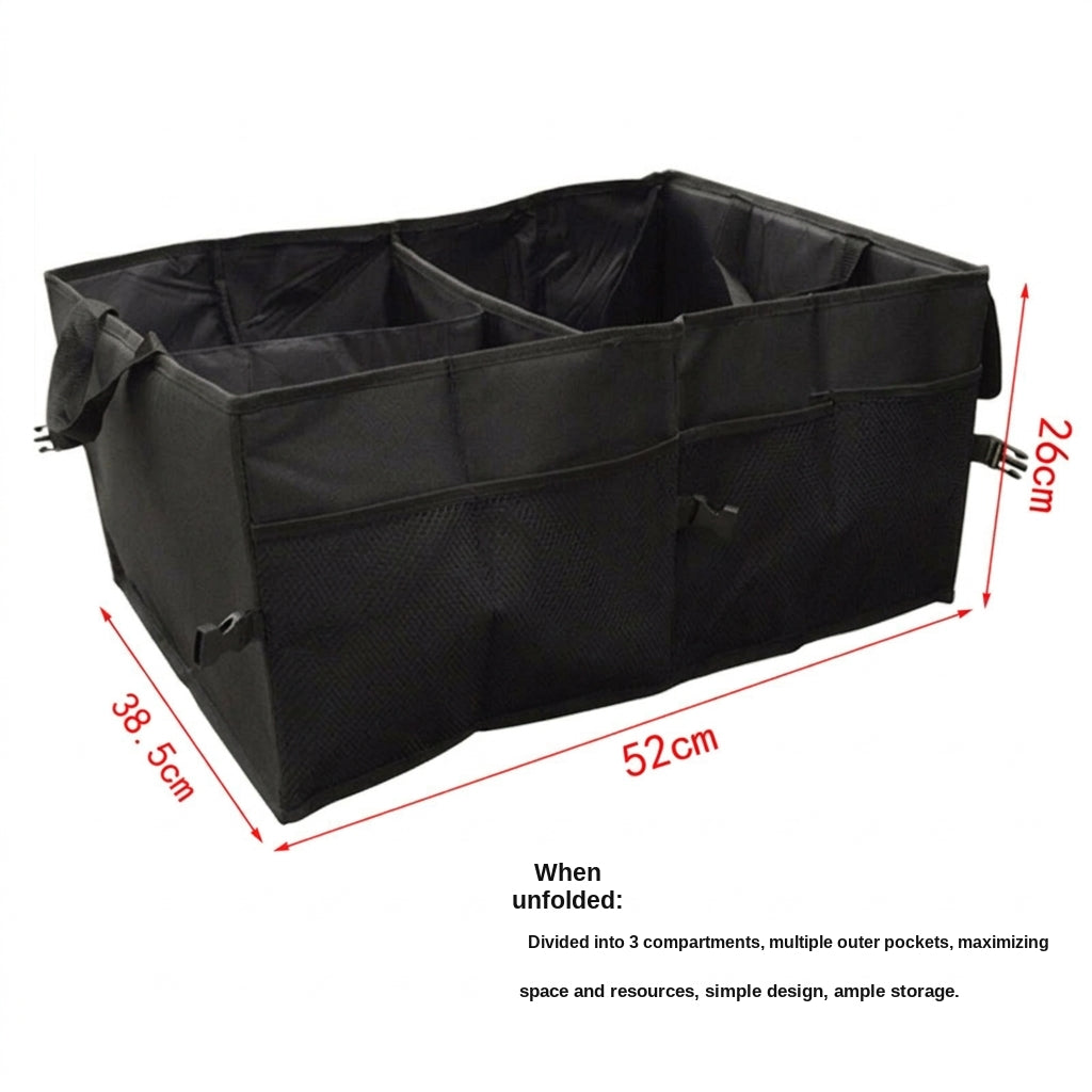 Cross-border cargo source: Oxford cloth for cars, trunk storage bags, multifunctional foldable storage boxes for car use, storage boxes