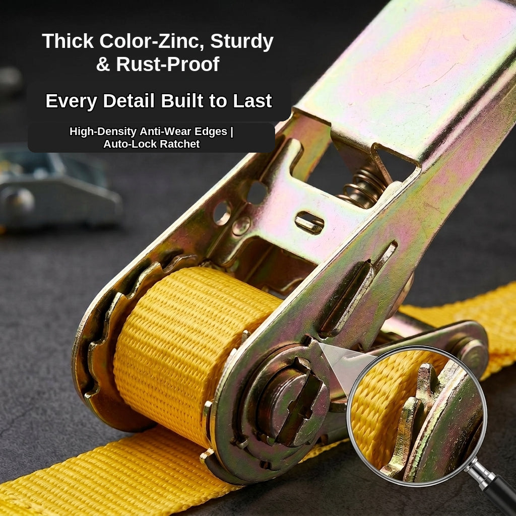 Trailer Rope Tensioner Strap - 25mm Ratchet