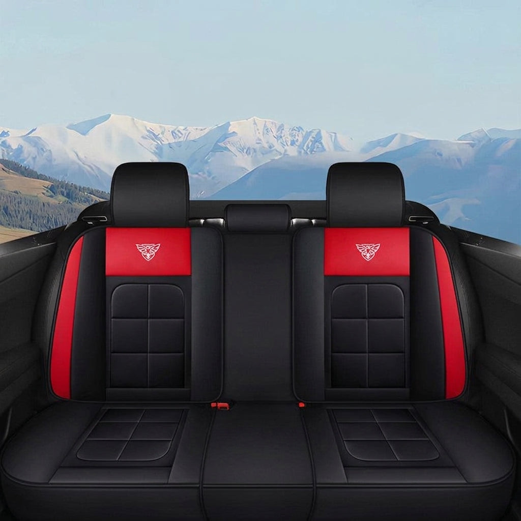 The five-seater car seat cushion is fully surrounded by the all-season universal leather seat cover, which is wear-resistant, dirt-resistant and breathable