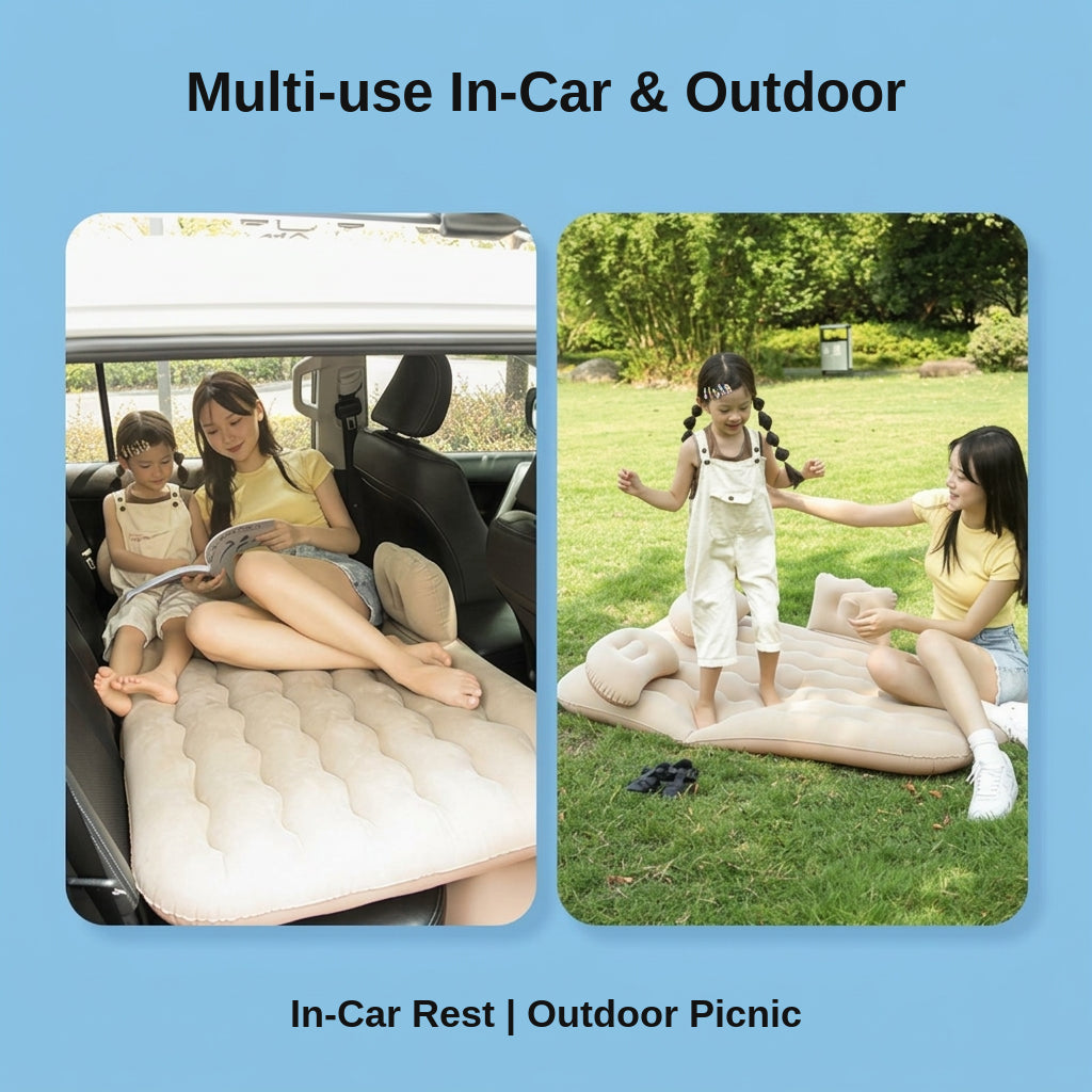 Car inflatable bed car rear sleeping pad mattress car sleeping artifact car rear rear seat folding travel bed