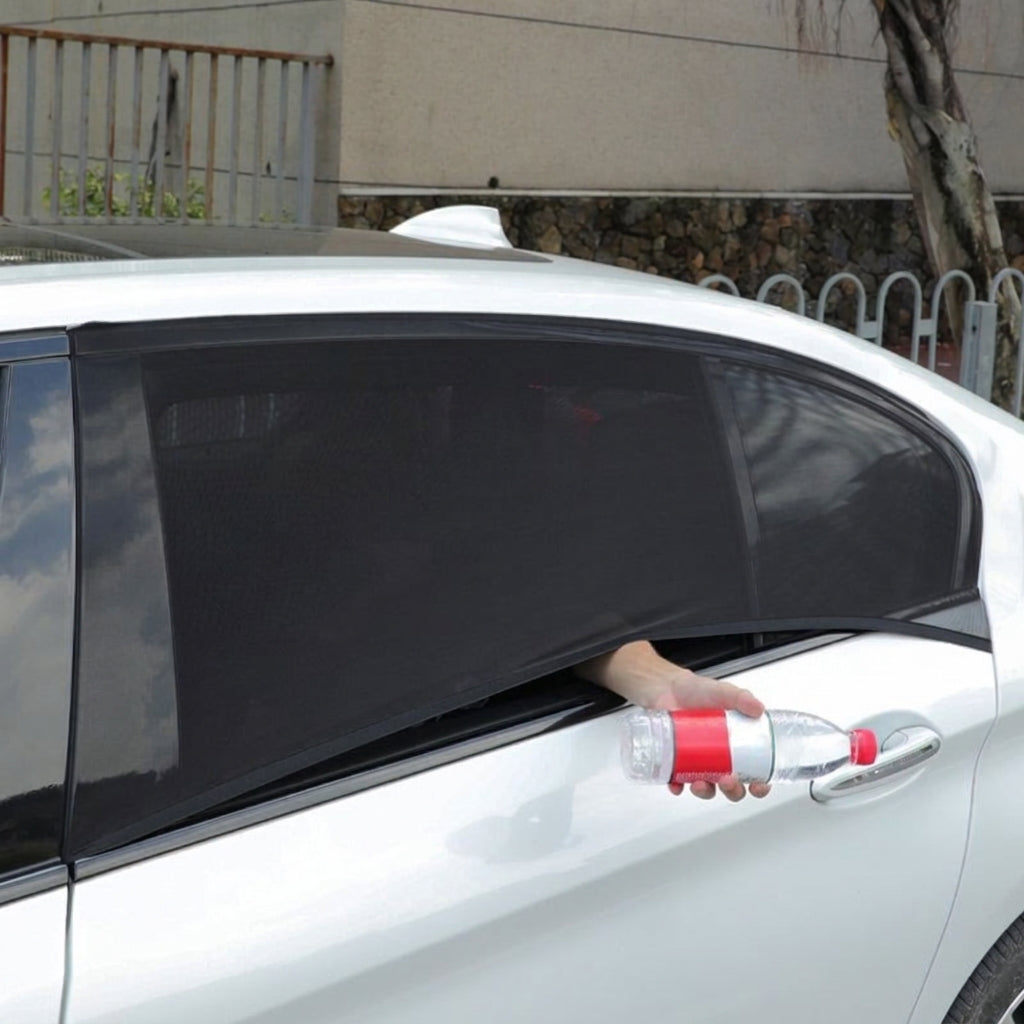 Car Window Sunshade & Mosquito Screen