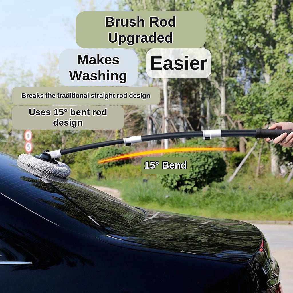 Car Wash Mop Retractable Long Handle Bending Bar Brush Car Brush Car Brush Car Wash Brush Soft Bristle Cleaning Tools Wholesale