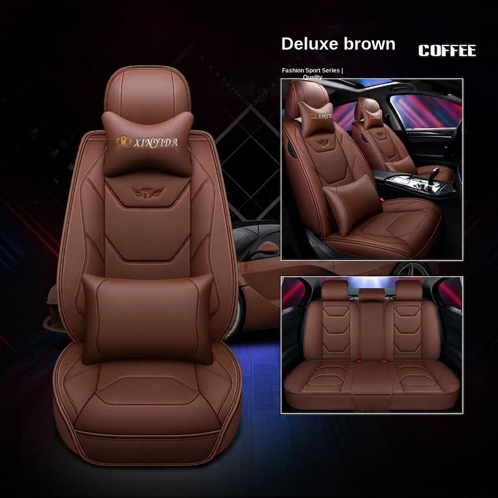 New car cushion leather all-wrap wear-resistant leather car seat cover is suitable for small car SUV car seat cover in all seasons
