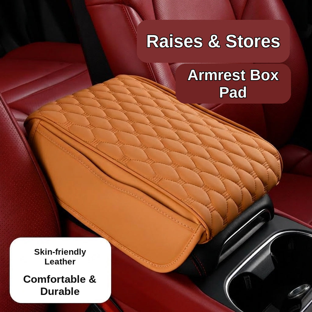 Manufacturer cross-border car armrest box height pad, car goods, double-sided practical storage bag, memory foam armrest box pad