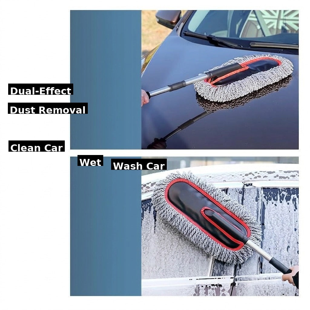 Zhongheng car wash mop car dust duster brush sweeps dust with car wash mop and snow removal tools to wipe cars