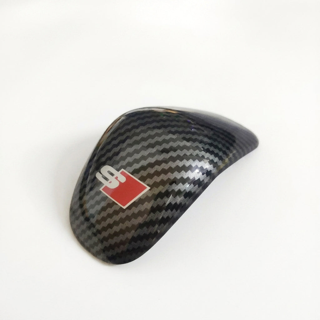Suitable for Audi A6L A4L Q5LA3Q7Q2L gear shift cover, carbon fiber texture gear lever cover, and automotive interior modification