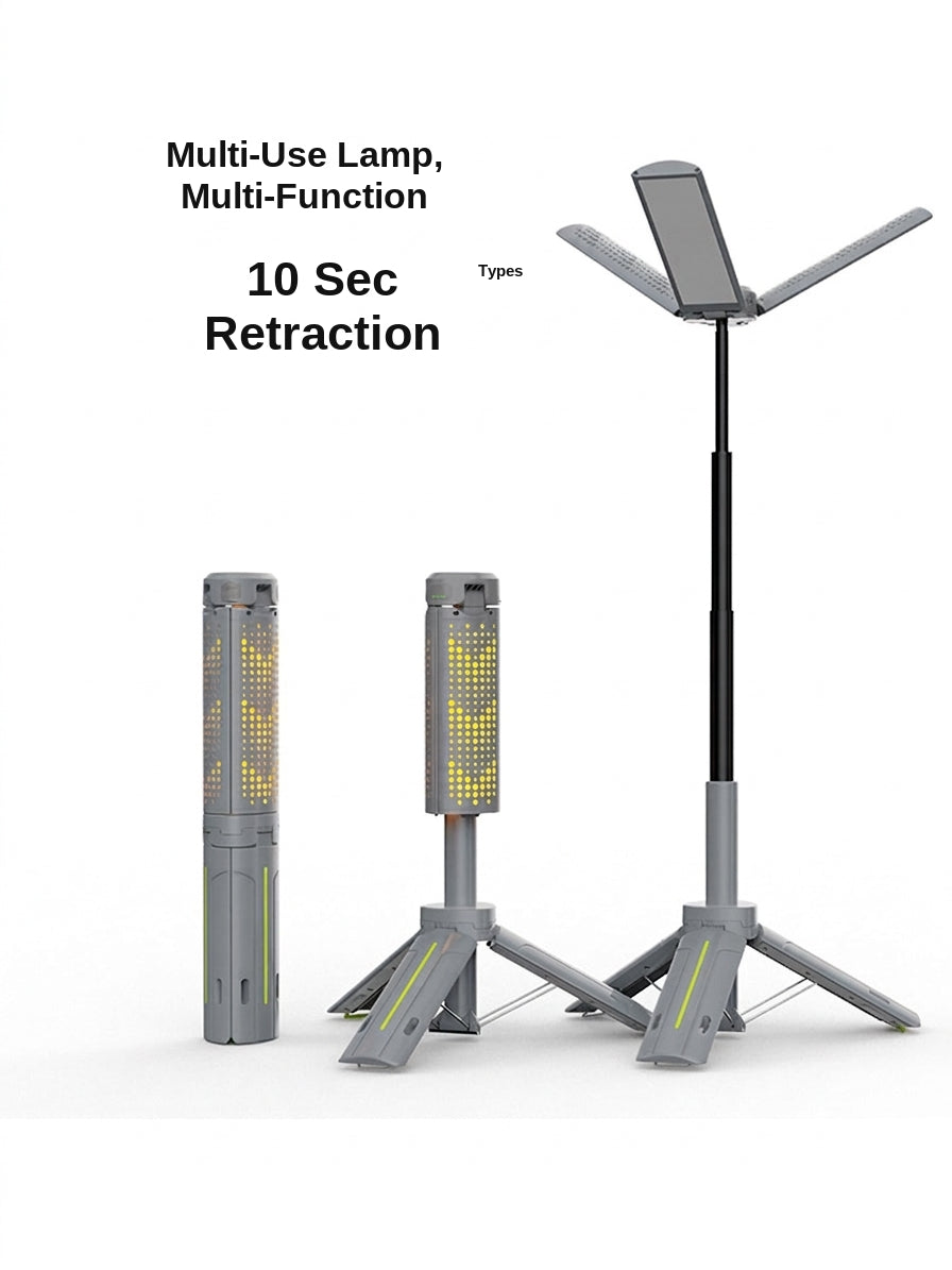 Camping Light with Telescopic Stand - Retractable